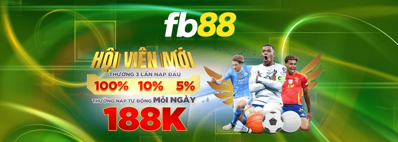 Banner FB88 hội viên mới thưởng nạp lần đầu